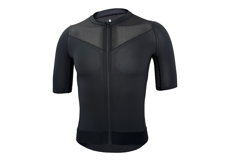 RT0075 Men&rsquo;s Pro Cycling Black Jersey