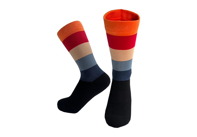 RA0078 Outdoor Cycling Socks-Orange/Red
