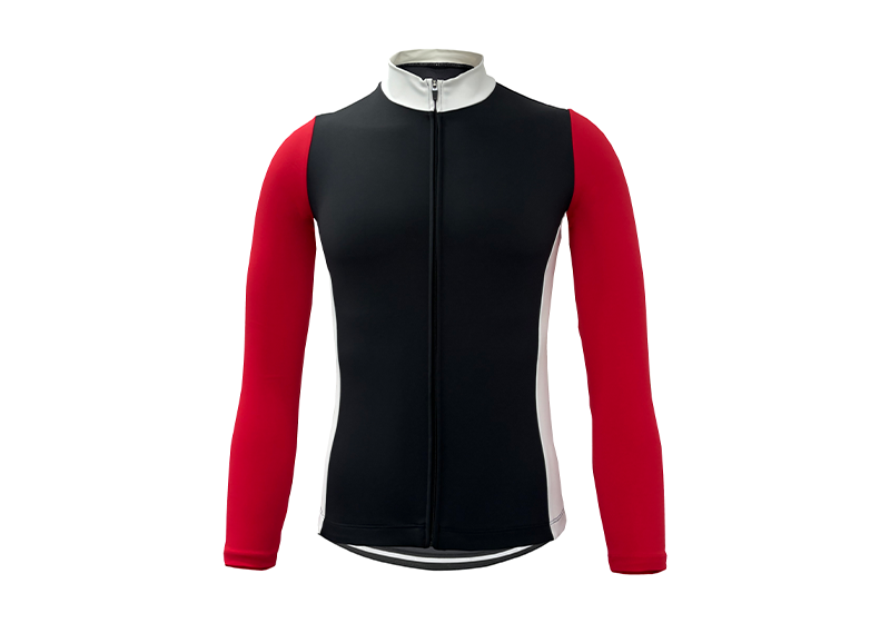 RT0076 Long Sleeve Jacket-Black/Red