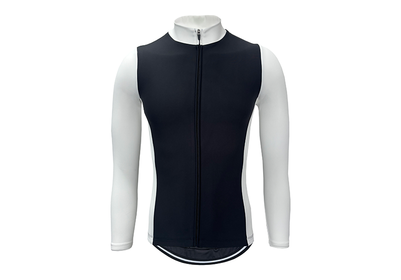 RT0076 Long Sleeve Jacket-Black/White