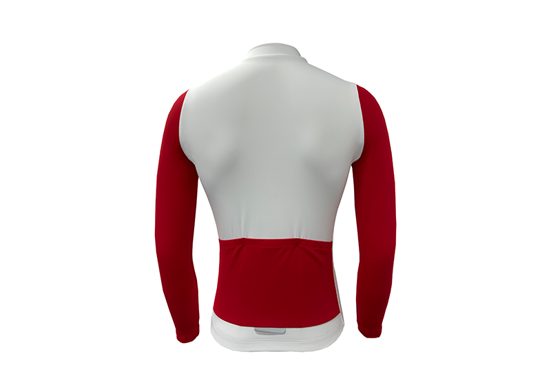 RT0076 Long Sleeve Jacket-White-Red