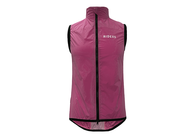 RT0073 Windproof Cycling Vest-Pink