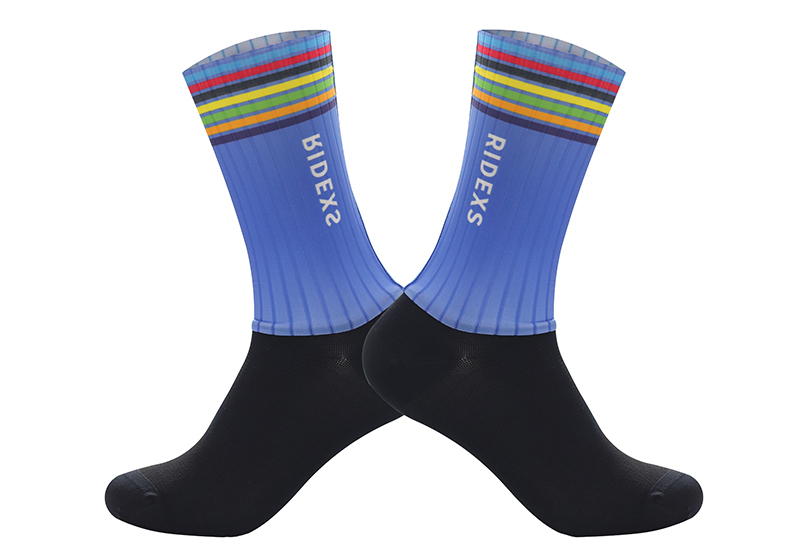 Customize Blue Series -Cycling Aero Socks